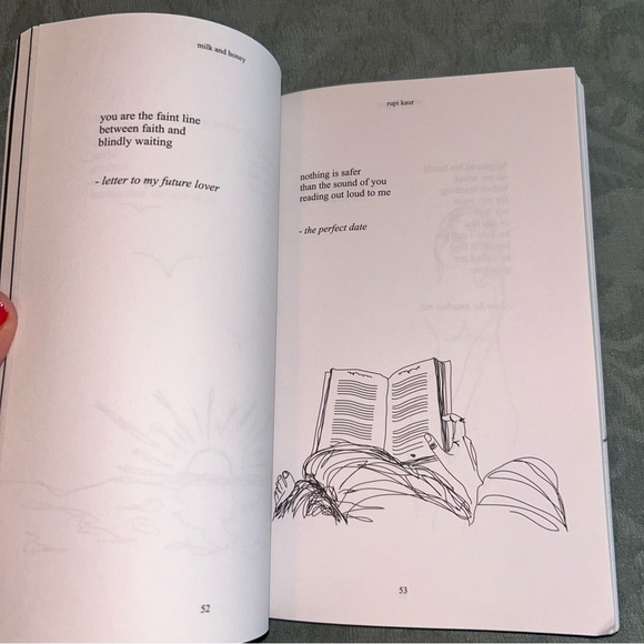Milk And Honey Rupi Kaur Relatable Soft Back Poetry Book - Picture 6 of 9